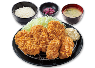 ヒレカツ・カキフライ定食