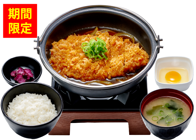 カツ煮御膳（生玉子）